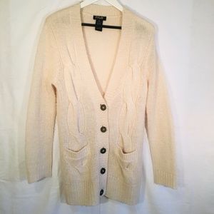 Cable Cardigan Size Small